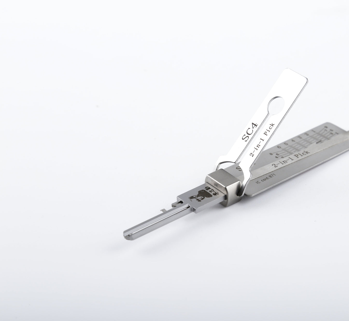 Original Lishi SC4 Lock Pick 2-in-1 Pick for 6-Pin Schlage Keyway