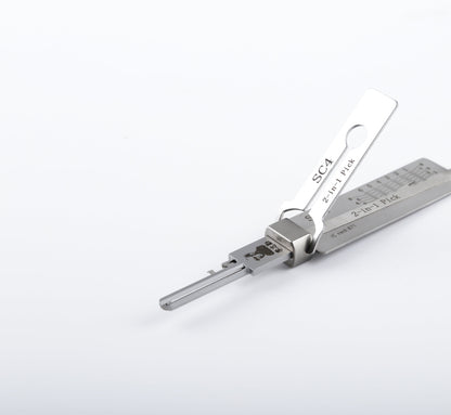 Original Lishi SC4 Lock Pick 2-in-1 Pick for 6-Pin Schlage Keyway