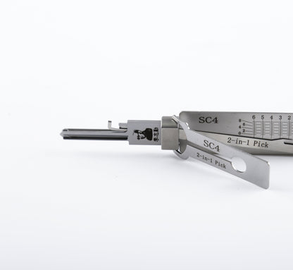 Original Lishi SC4 Lock Pick 2-in-1 Pick for 6-Pin Schlage Keyway