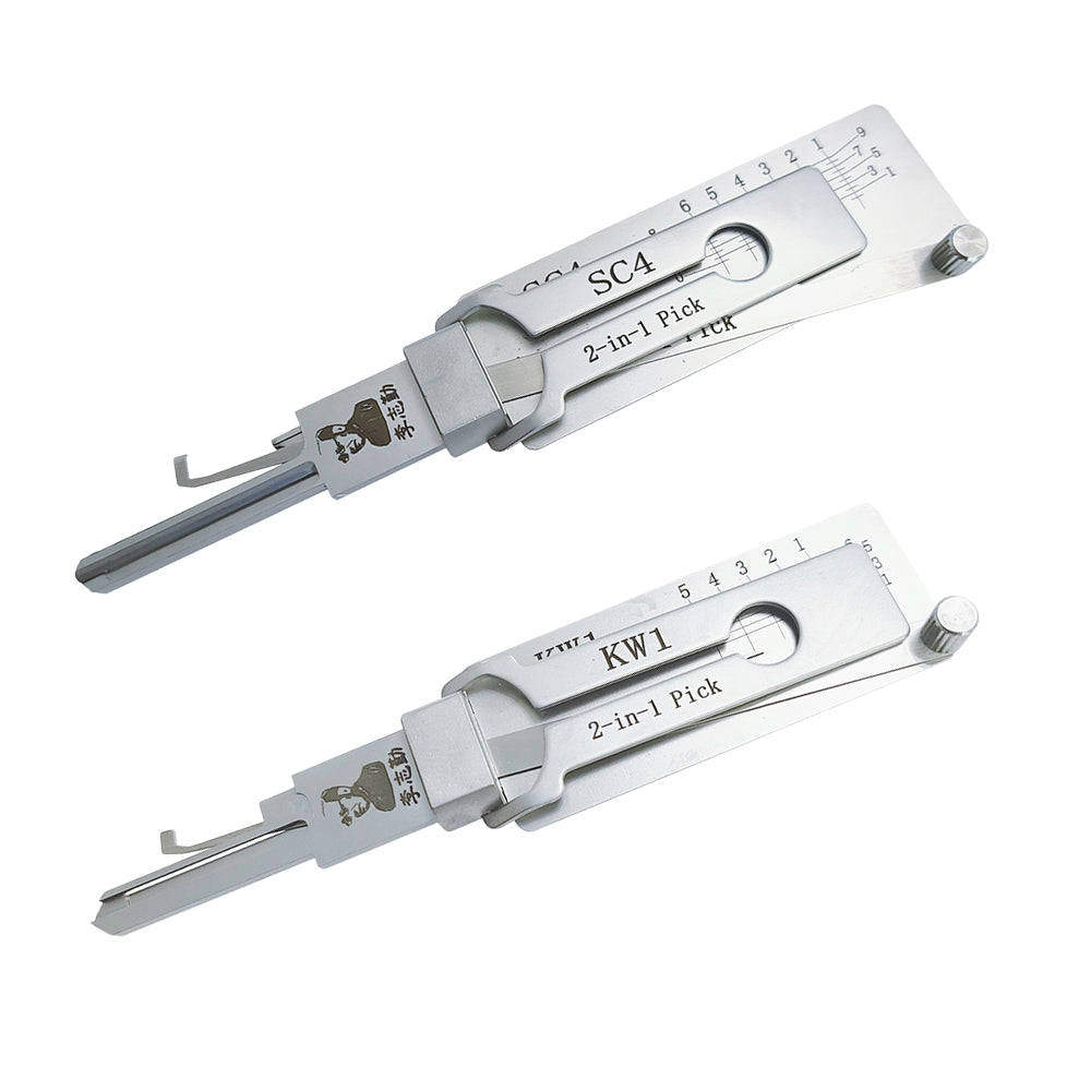 Original Lishi KW1 Lock Pick 2-in-1 Pick for 5-Pin Kwikset Keyway