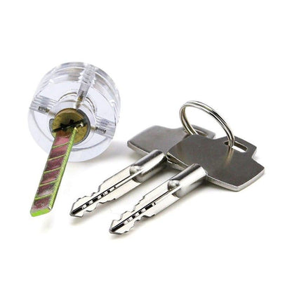 Cruciform Cross Transparent Practice Lock