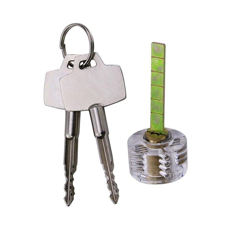 Cruciform Cross Transparent Practice Lock