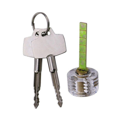 Cruciform Cross Transparent Practice Lock