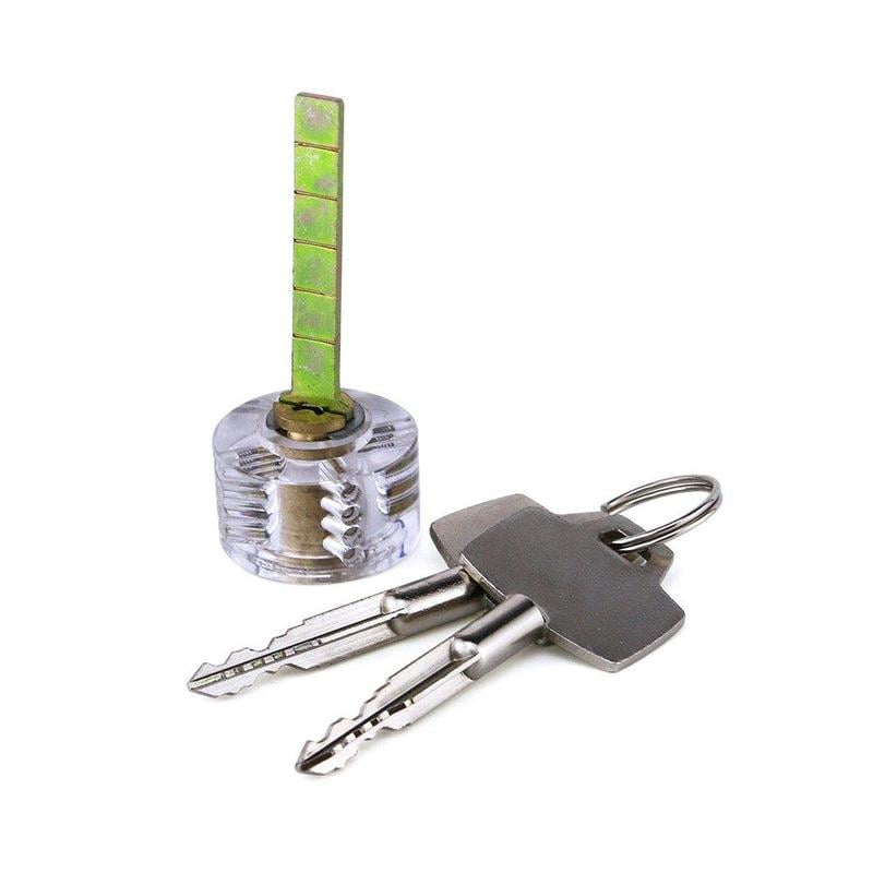 Cruciform Cross Transparent Practice Lock