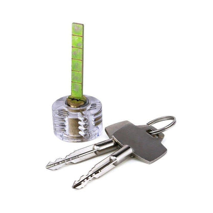 Cruciform Cross Transparent Practice Lock