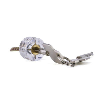 Cruciform Cross Transparent Practice Lock