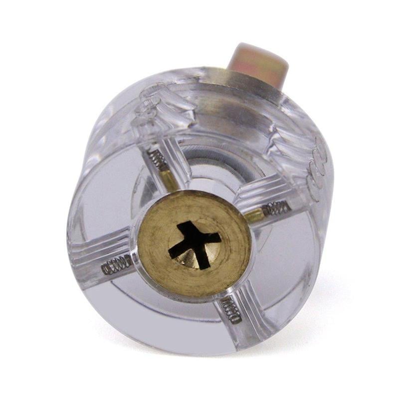 Cruciform Cross Transparent Practice Lock