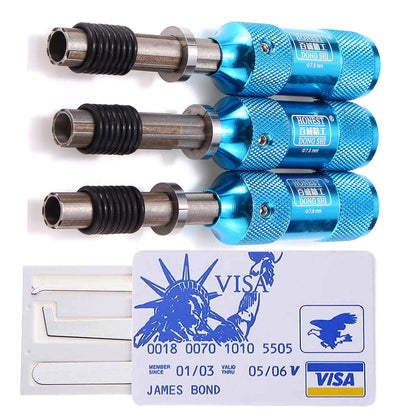 7 Pin Adjustable Tubular Lock Picks Set 7.0MM 7.5MM 7.8MM