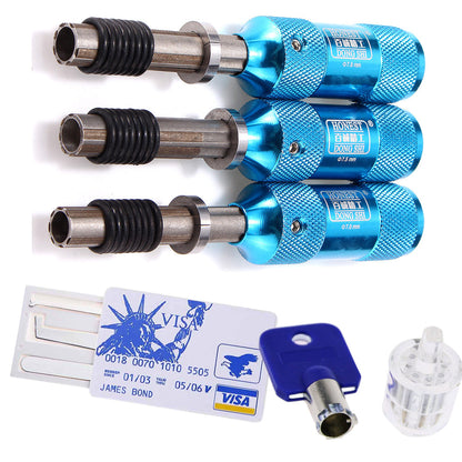 7 Pin Adjustable Tubular Lock Picks Set 7.0MM 7.5MM 7.8MM