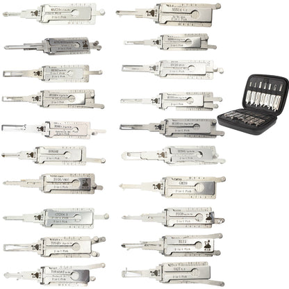 Automotive Locksmith Starter Pack / Bundle of 20 Lishi Tools