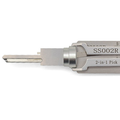 Lishi Style SS002R 2-in-1 S-Groove Lock Pick & Decoder Tool
